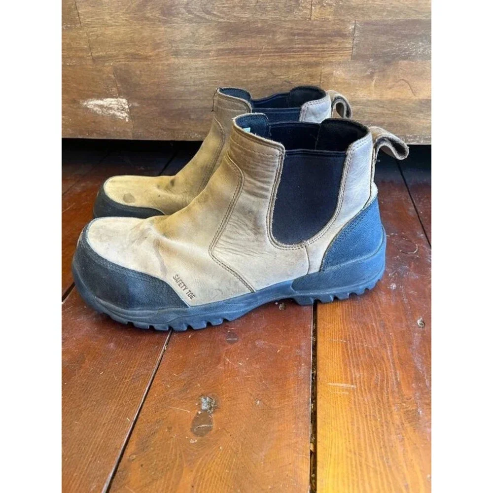 Duluth Safety Toe work boots slip on men’s size 10.5
